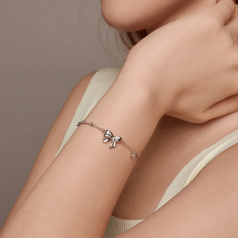 (image for) PANDORA Style Bow bracelet - BSB187 - View 9