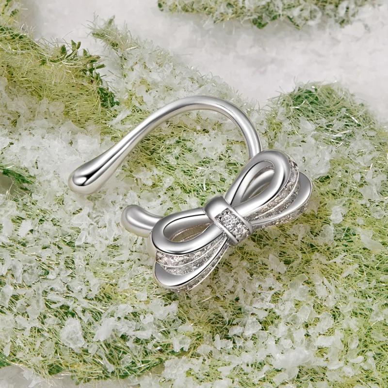 (image for) PANDORA Style Bow Ear Cuff - YIE248 - View 3