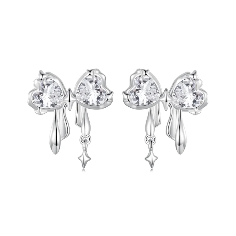(image for) PANDORA Style Bow Earrings - BSE1061 - Product Image