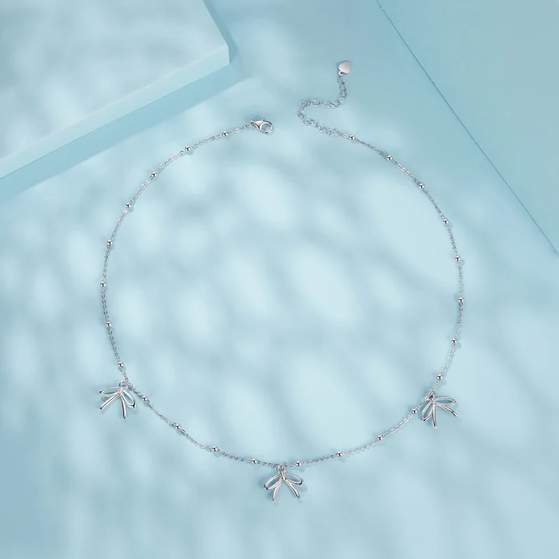 (image for) PANDORA Style Bow necklace - SCN529 - View 3