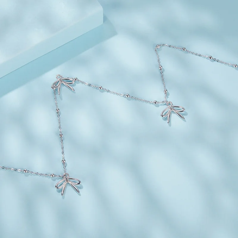 (image for) PANDORA Style Bow necklace - SCN529 - View 4