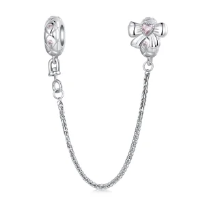 (image for) PANDORA Style Bow Silicone Safety Chain - BSC1053