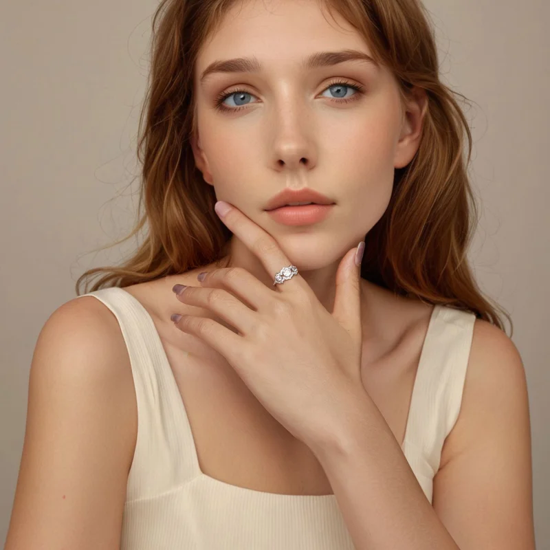 (image for) PANDORA Style Brilliant Star Ring - BSR584 - View 9