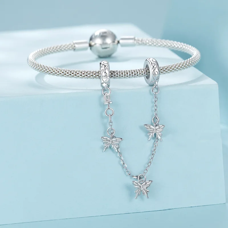 (image for) PANDORA Style Butterfly safety chain - SCC2829 - View 3