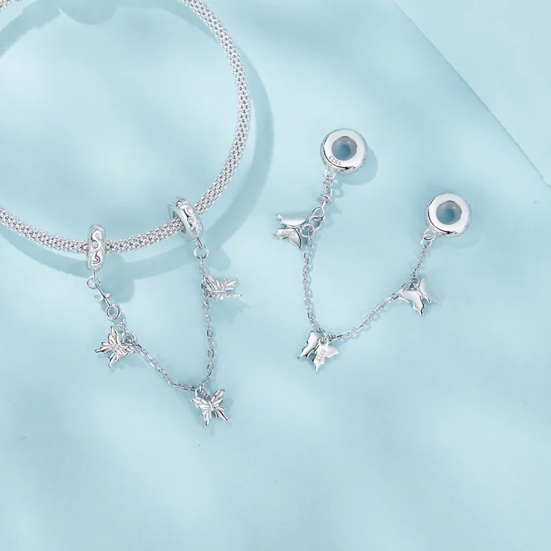 (image for) PANDORA Style Butterfly safety chain - SCC2829 - View 4