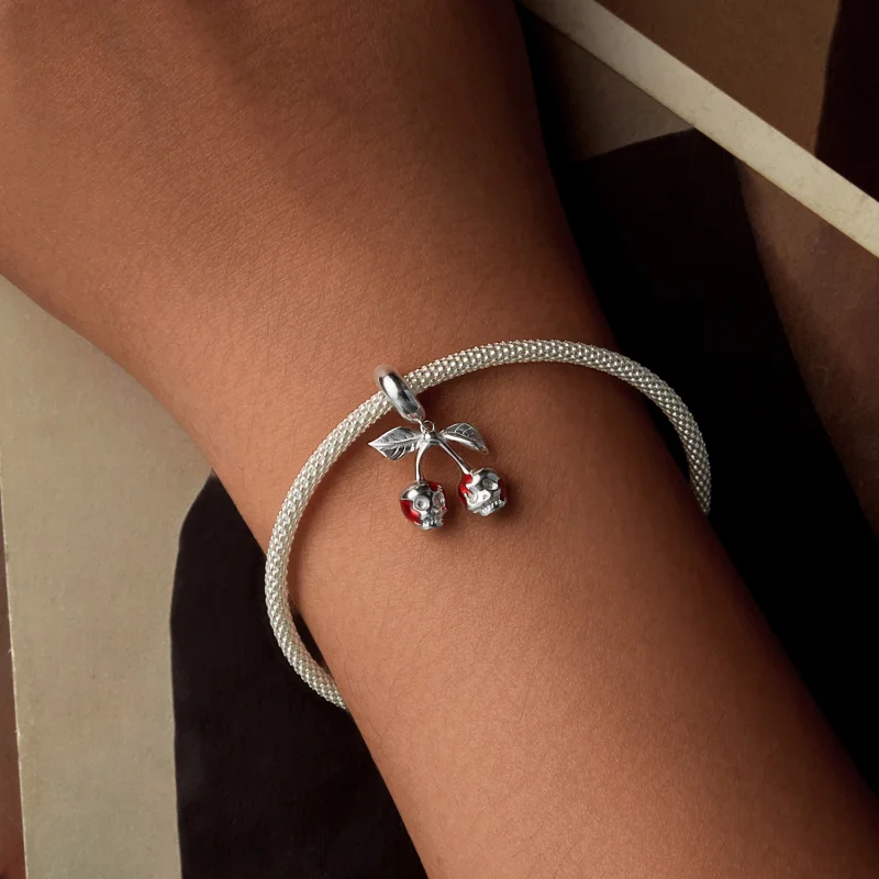 (image for) PANDORA Style Cherry Skull Pendant - SCC2904 - View 5