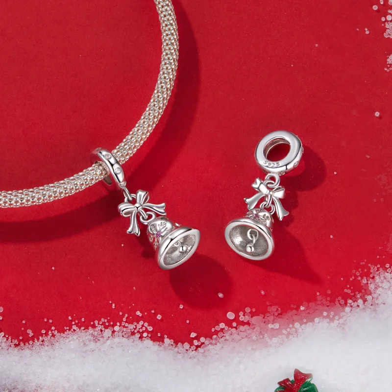 (image for) PANDORA Style Christmas bell pendant - BSC1067 - View 4