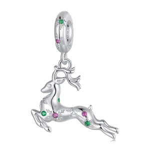 (image for) PANDORA Style Christmas Elk Pendant - BSC1066