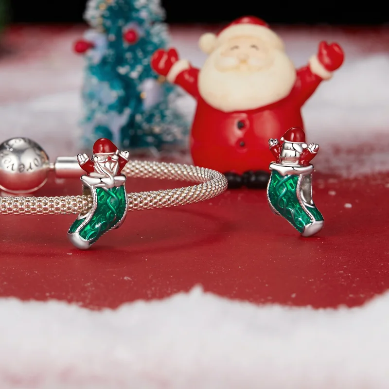 (image for) PANDORA Style Christmas Stocking Beads - SCC2915 - View 4
