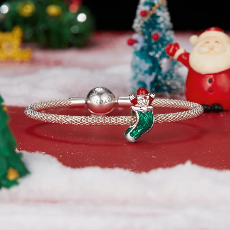 (image for) PANDORA Style Christmas Stocking Beads - SCC2915 - View 5