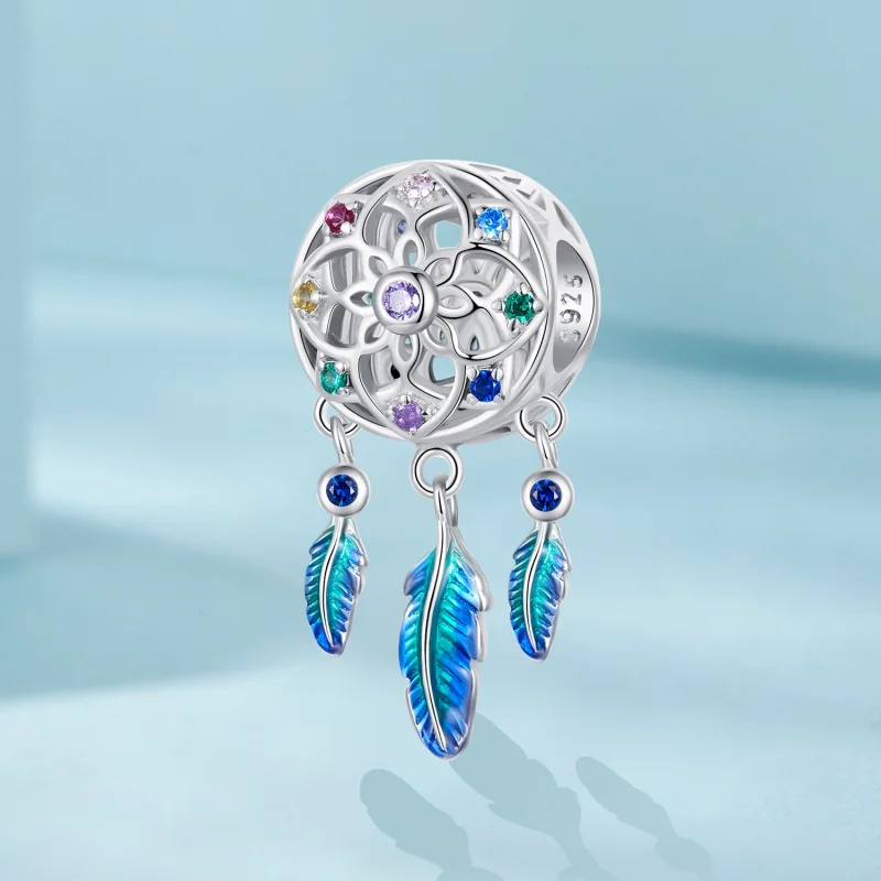 (image for) PANDORA Style Colorful dream catcher Charm - SCC2816 - View 2