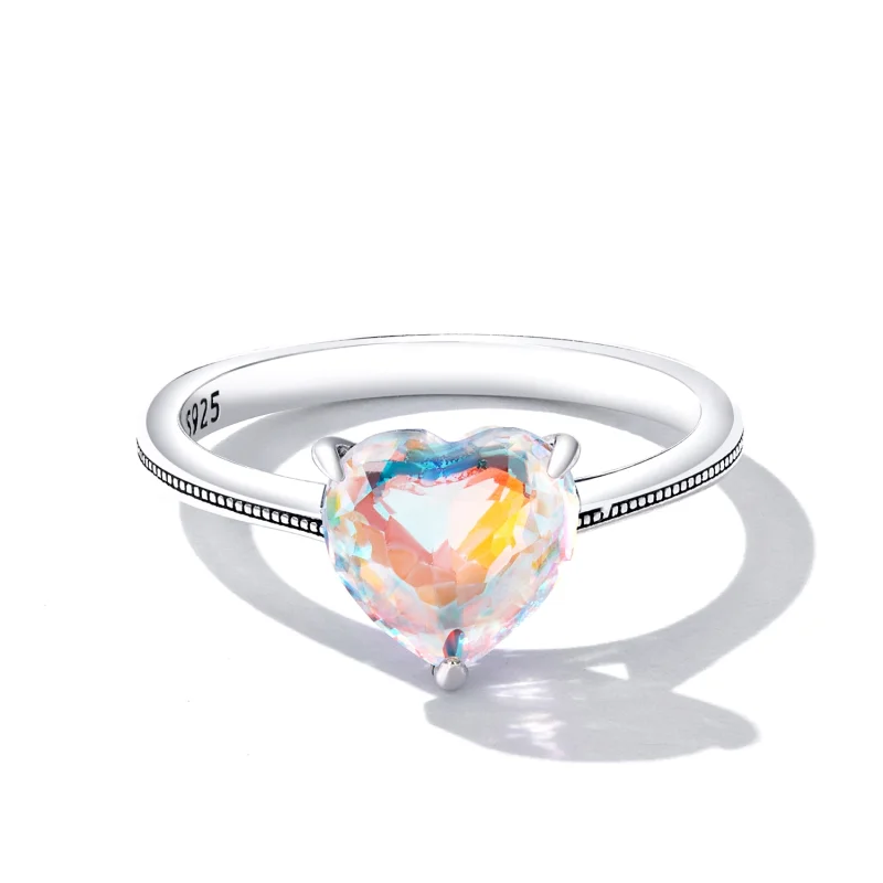 (image for) PANDORA Style Colorful Heart Ring - BSR252 - View 3