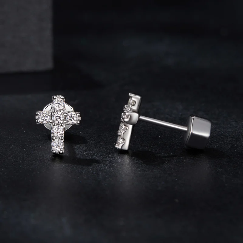 (image for) PANDORA Style Cross earrings (one certificate) - MSE070 - View 4