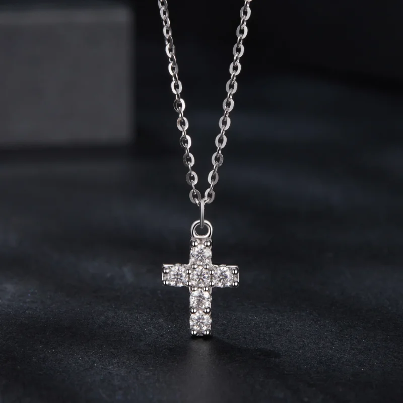 (image for) PANDORA Style Cross necklace (with one certificate) - MSN039 - View 3