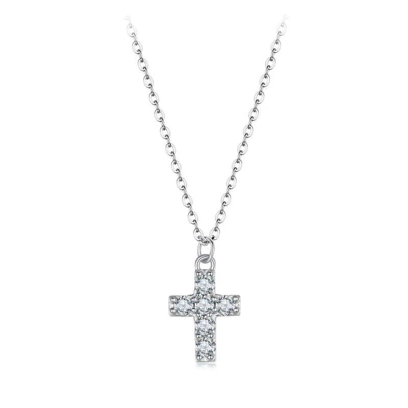 (image for) PANDORA Style Cross necklace (with one certificate) - MSN039 - Product Image