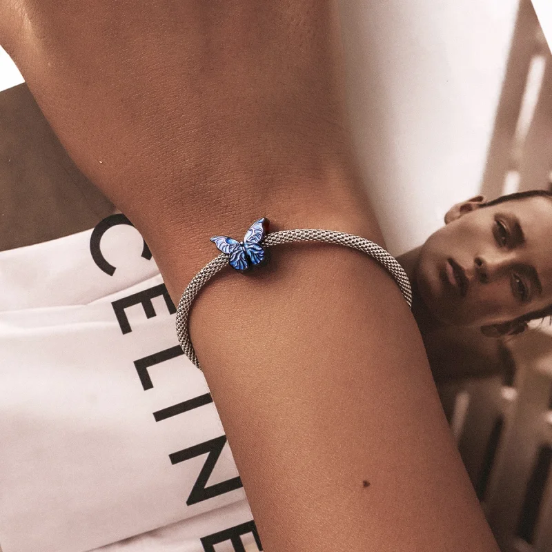 (image for) PANDORA Style Dark Butterfly Charm - BSC550 - View 5