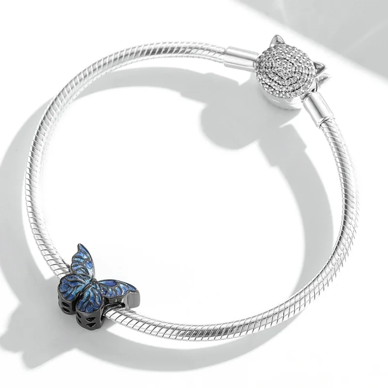 (image for) PANDORA Style Dark Butterfly Charm - BSC550 - View 6