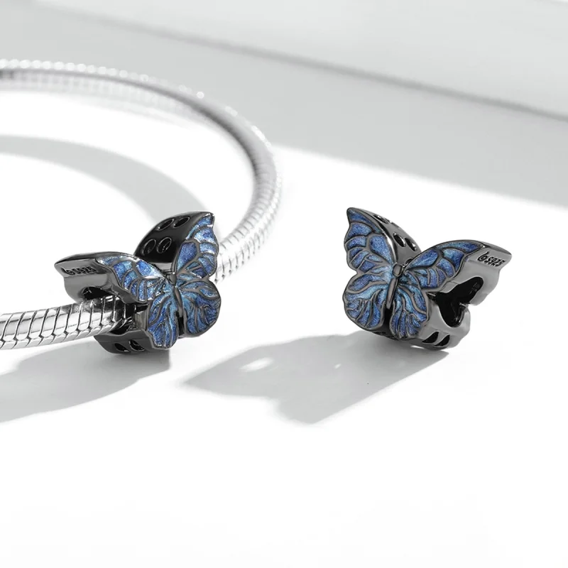 (image for) PANDORA Style Dark Butterfly Charm - BSC550 - View 7