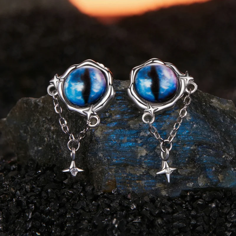 (image for) PANDORA Style Devil Eye Earrings - BSE1092 - View 2