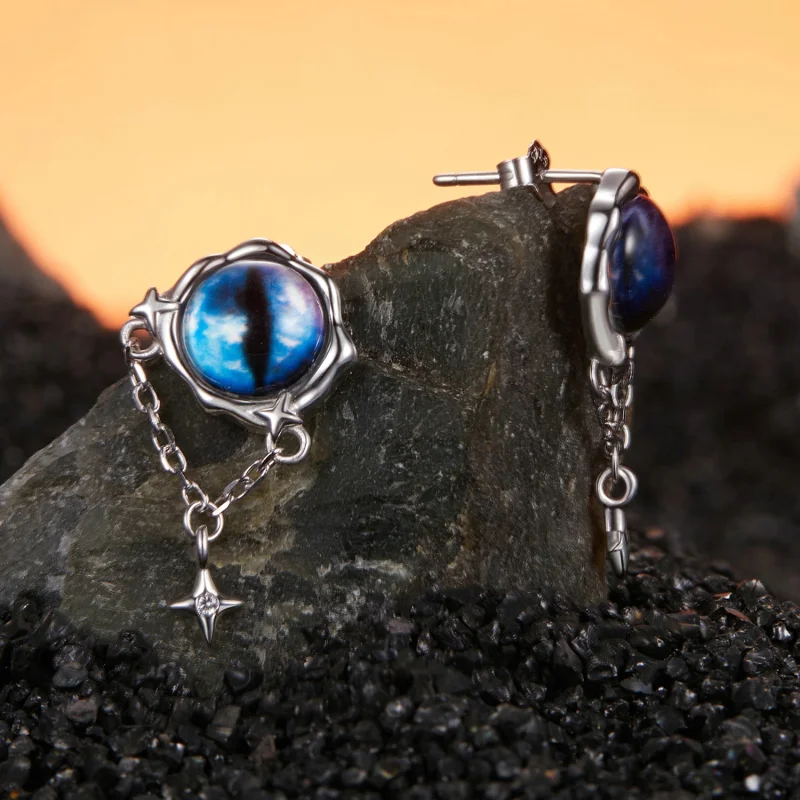 (image for) PANDORA Style Devil Eye Earrings - BSE1092 - View 3