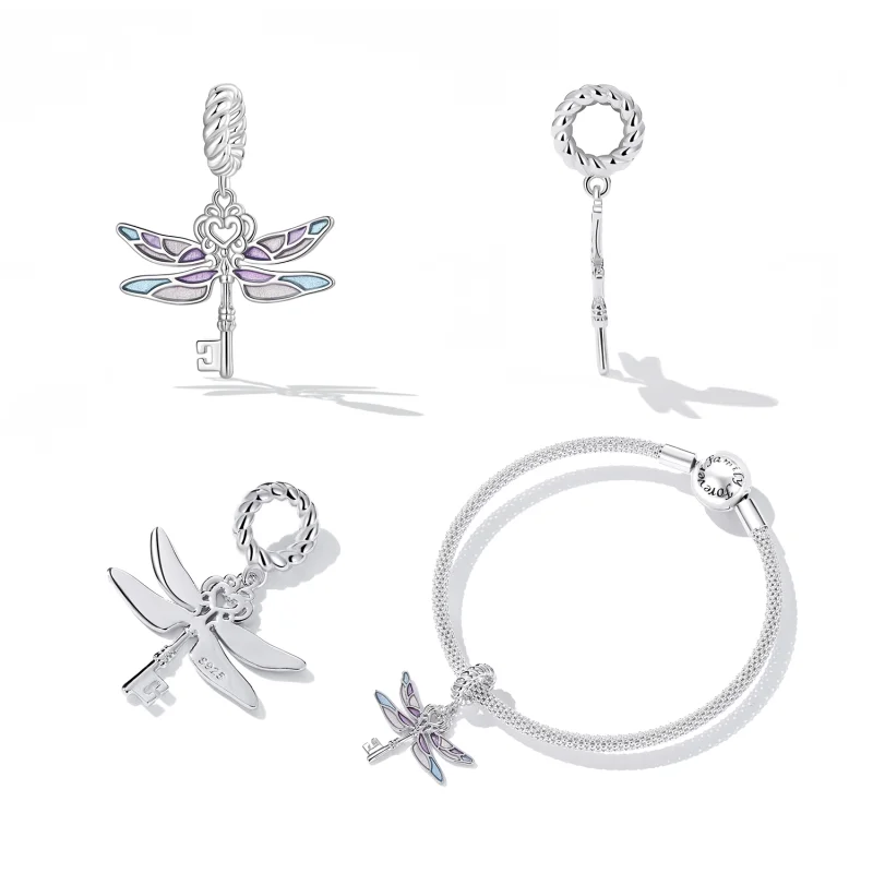 (image for) PANDORA Style Dragonfly Key Pendant - BSC603 - View 2