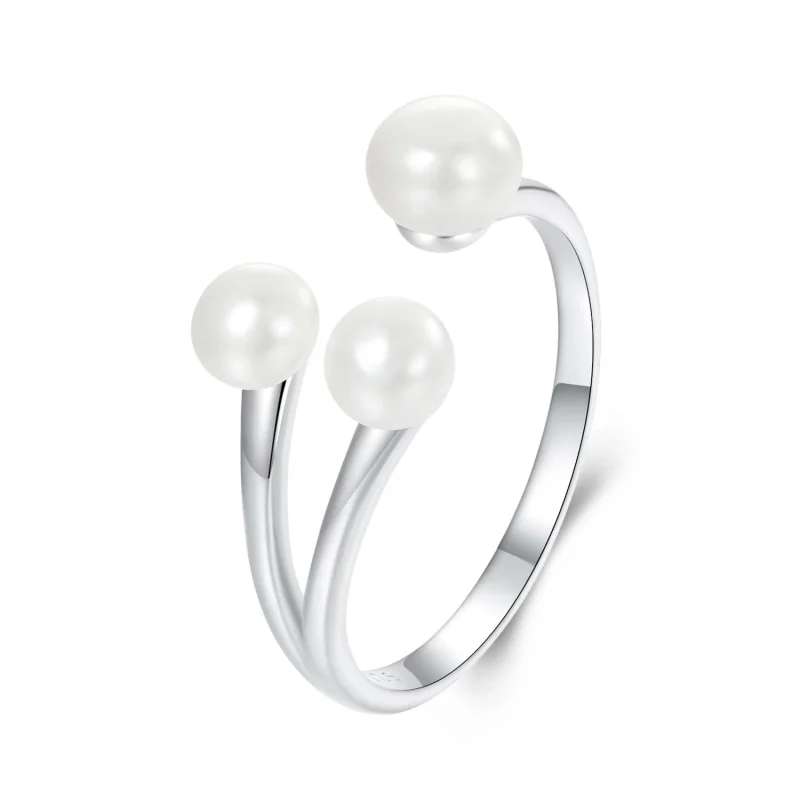 (image for) PANDORA Style Elegant Pearl Open Ring - BSR574-E - Product Image