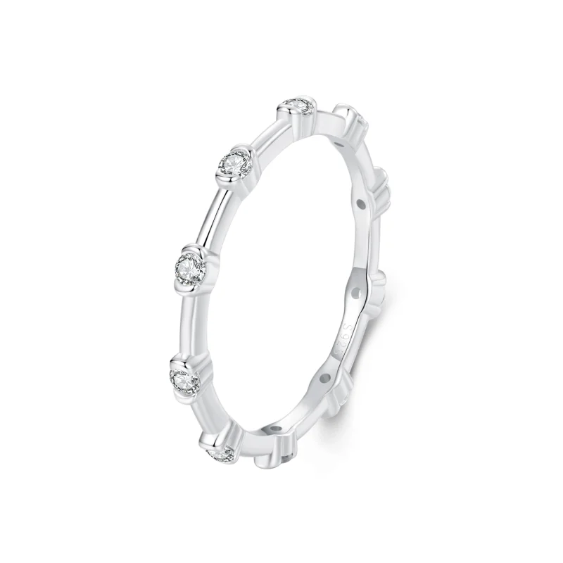 (image for) Pandora Style Elegant Small Solitaire Ring - BSR576 - Product Image