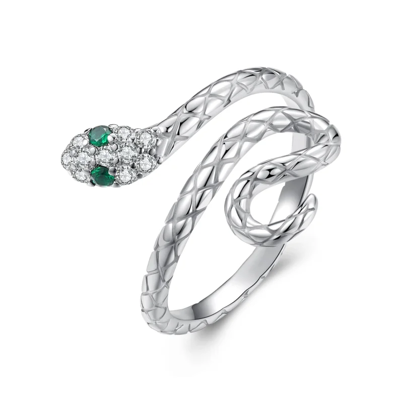 (image for) PANDORA Style Entwined Snake Open Ring - YIR246-E - Product Image