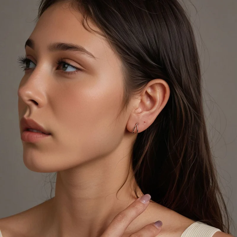 (image for) PANDORA Style Exquisite silver ear buckle - BSE1053 - View 7