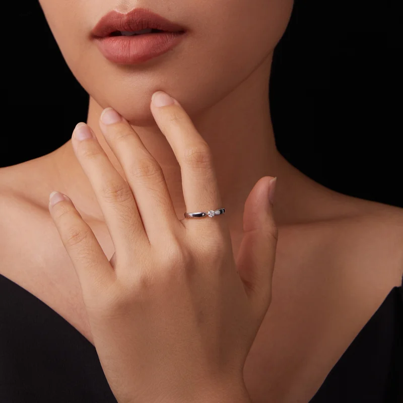 (image for) Pandora Style Exquisite Sparkling Ring (Certificate Included) - MSR062 - View 8