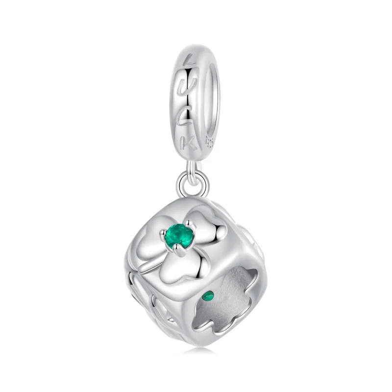 (image for) PANDORA Style Four Leaf Clover Dice Pendant - SCC2839 - Product Image