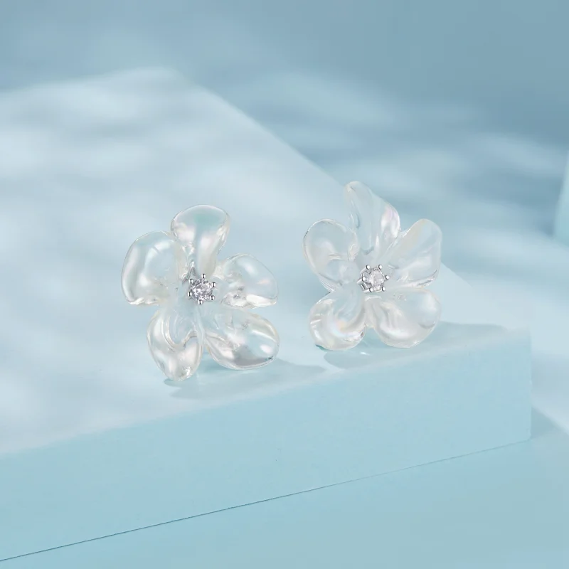 (image for) PANDORA Style Fresh flower earrings - SCE1804 - View 2