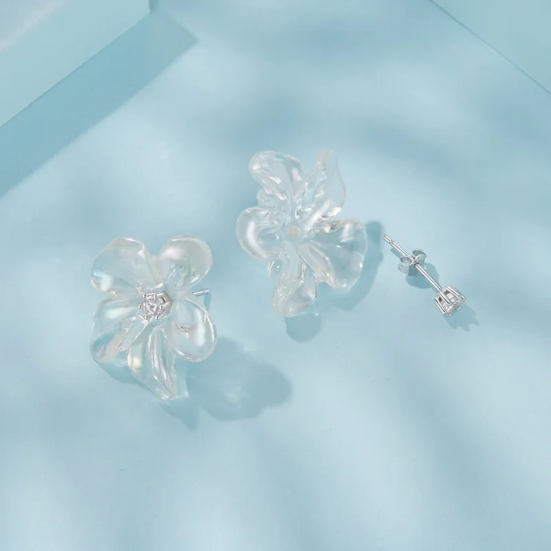 (image for) PANDORA Style Fresh flower earrings - SCE1804 - View 3