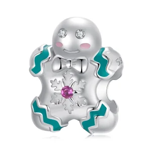 (image for) PANDORA Style Gingerbread Man Beads - BSC1068