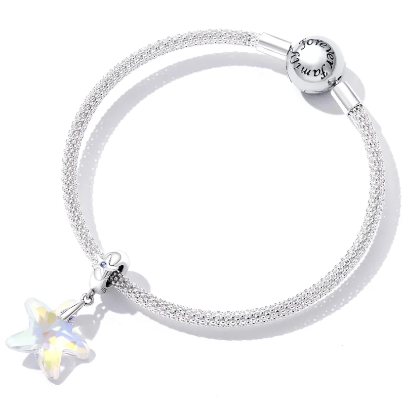 (image for) PANDORA Style Glass starfish Dangle - BSC599 - View 5