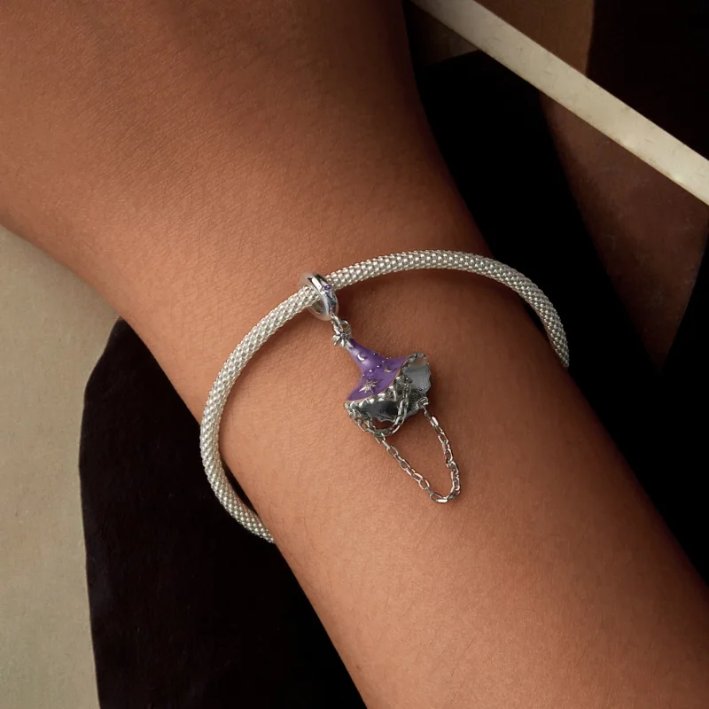 (image for) PANDORA Style Glow in the Dark Witch Hat Dangle - SCC2894 - View 7