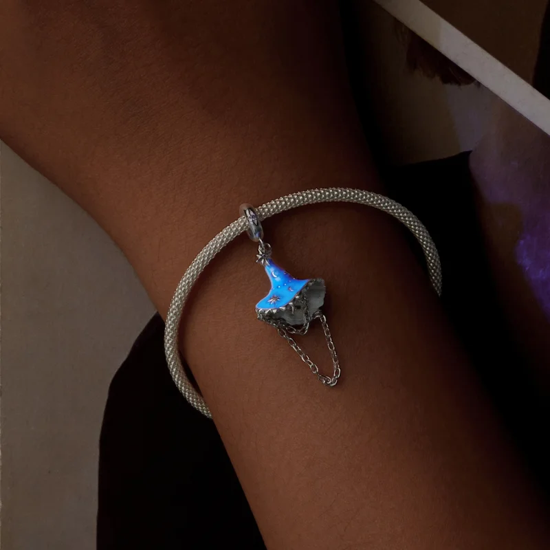 (image for) PANDORA Style Glow in the Dark Witch Hat Dangle - SCC2894 - View 8