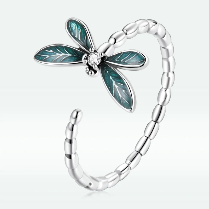 (image for) PANDORA Style Gorgeous Dragonfly Open Ring - BSR216 - View 3