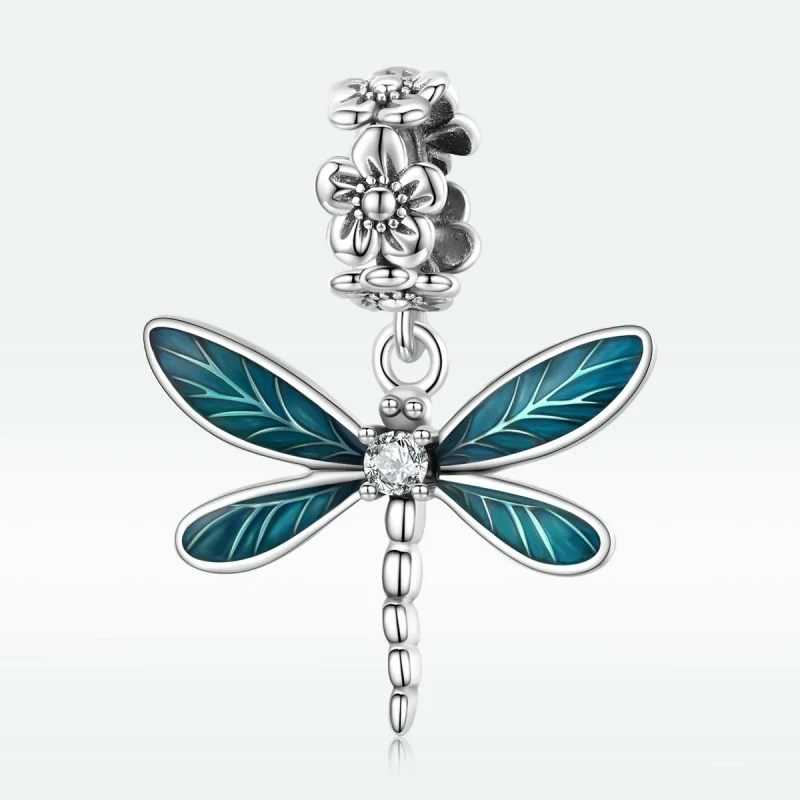 (image for) PANDORA Style Gorgeous Dragonfly Pendant - BSC521 - View 3