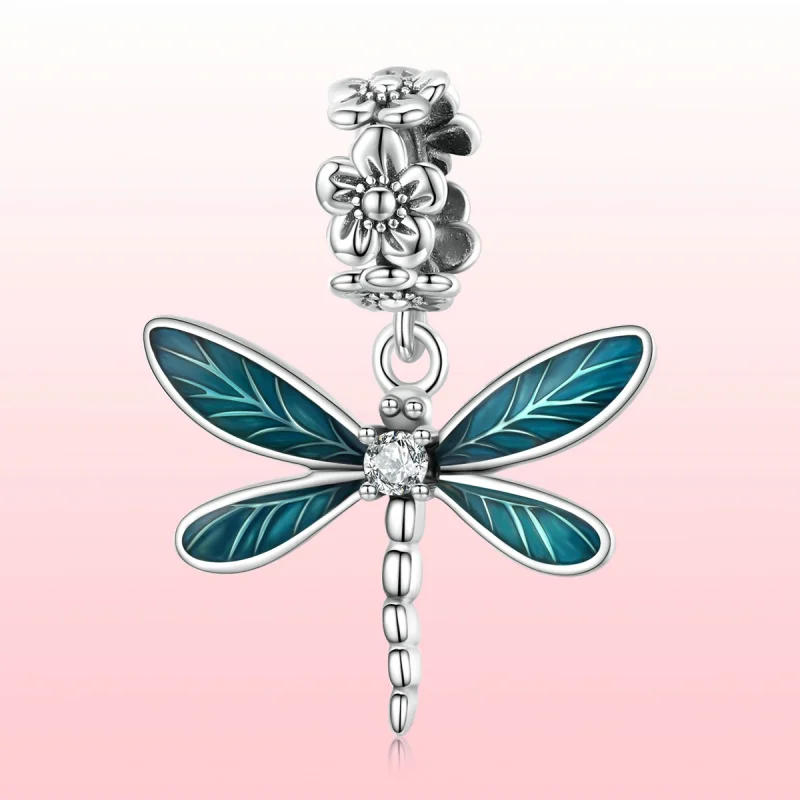(image for) PANDORA Style Gorgeous Dragonfly Pendant - BSC521 - View 4