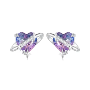 (image for) PANDORA Style Gradient starry sky earrings - SCE1768
