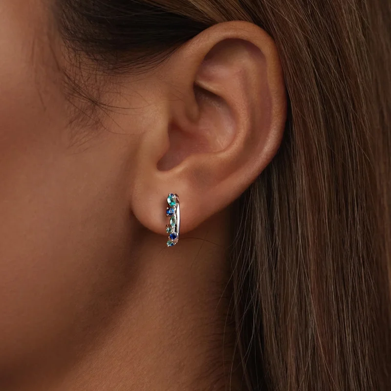 (image for) PANDORA Style Gravel earrings - BSE1059 - View 6