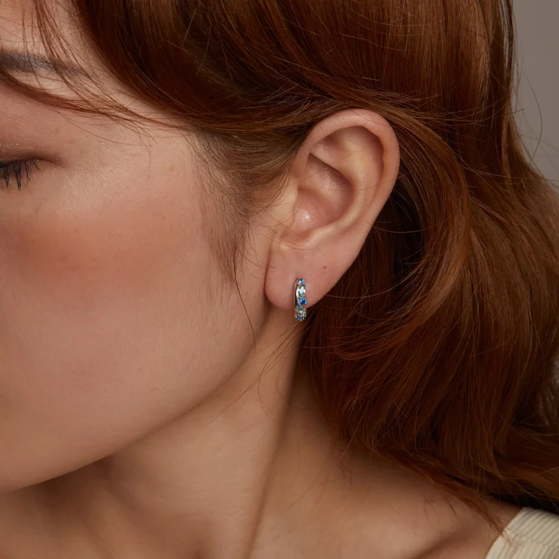 (image for) PANDORA Style Gravel earrings - BSE1059 - View 9