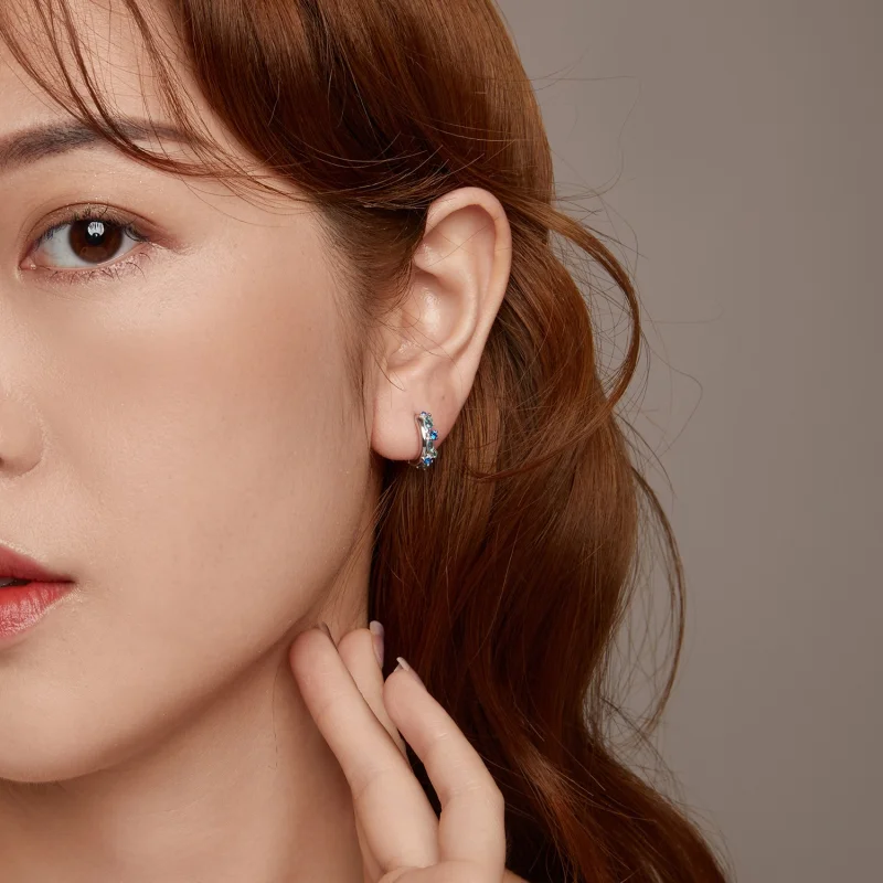 (image for) PANDORA Style Gravel earrings - BSE1059 - View 10