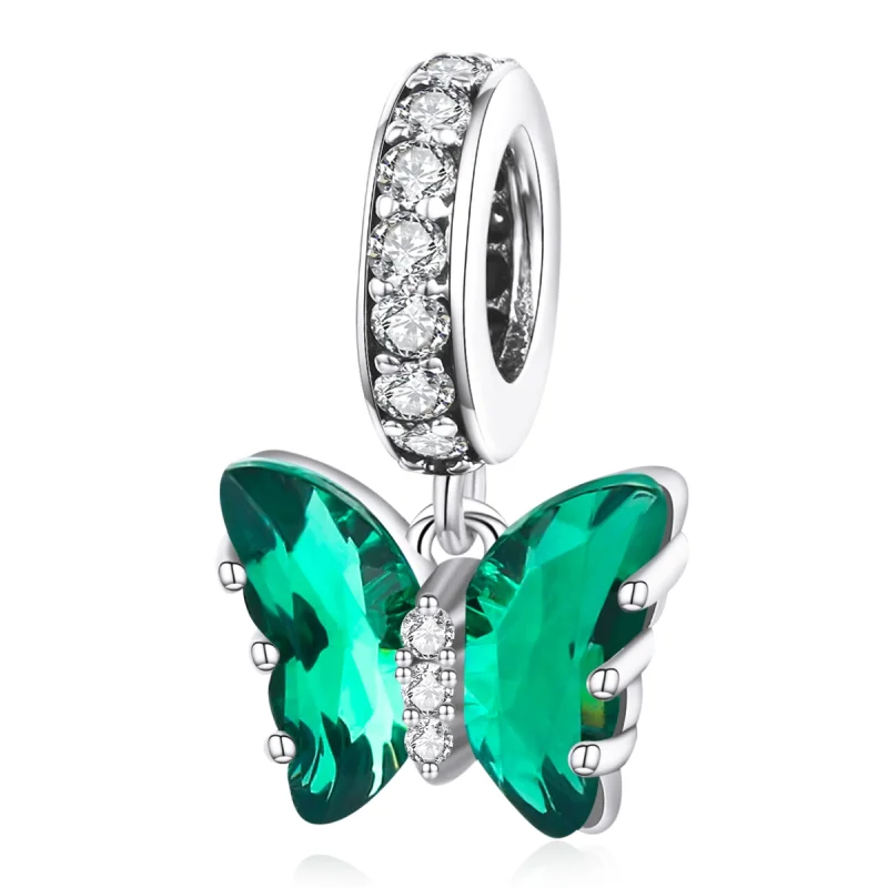 (image for) PANDORA Style Green Butterfly Dangle - BSC423-GN - Product Image