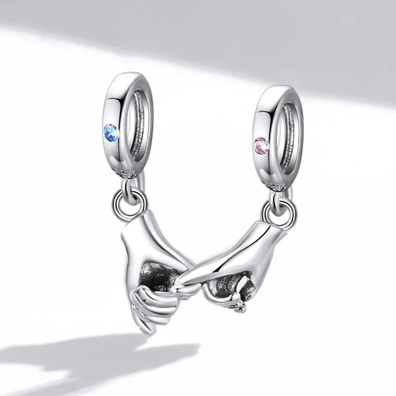 (image for) PANDORA Style Hand in hand agreement Dangle - BSC505 - View 2