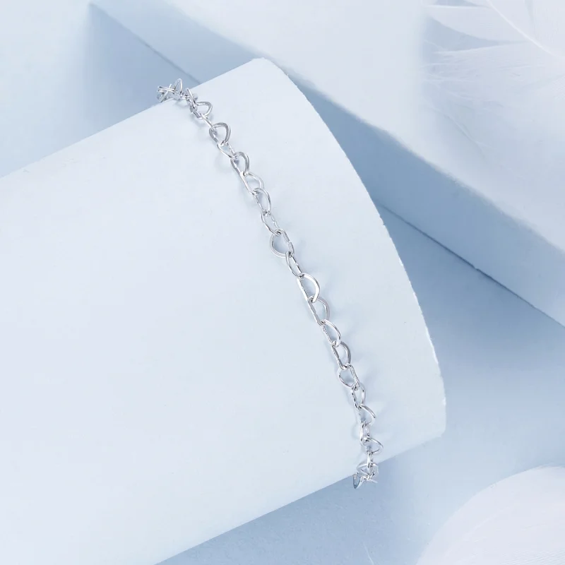 (image for) PANDORA Style Heart Anklet - BST007 - View 2