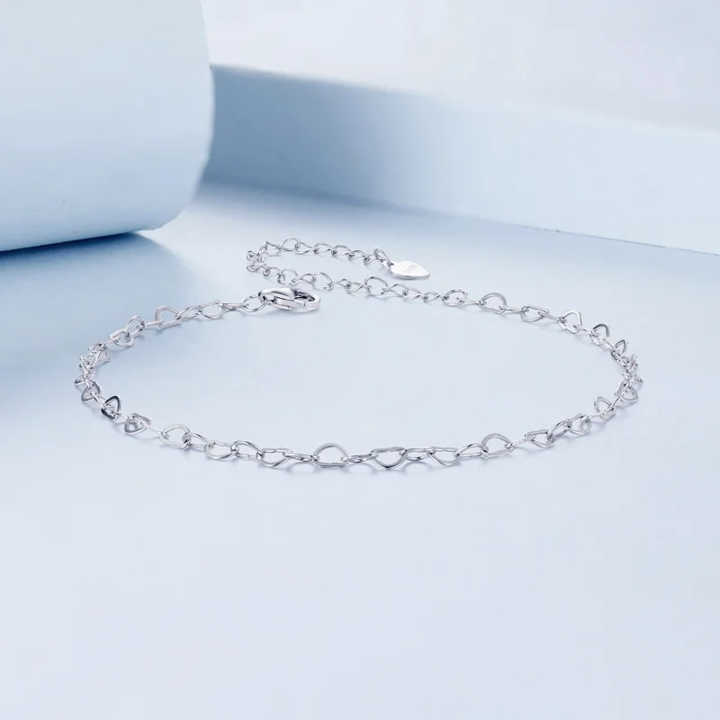 (image for) PANDORA Style Heart Anklet - BST007 - View 3