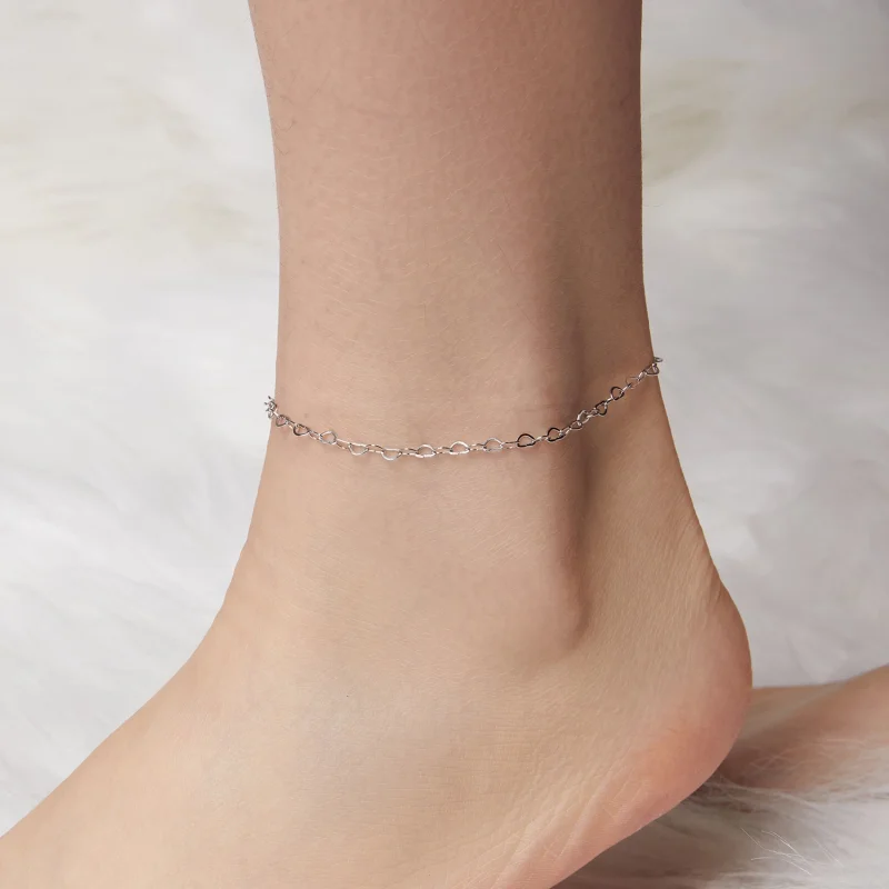 (image for) PANDORA Style Heart Anklet - BST007 - View 5