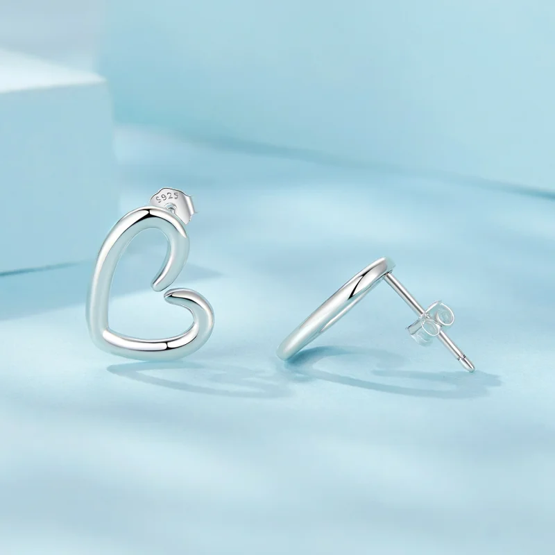 (image for) PANDORA Style Heart earrings - SCE1769 - View 4